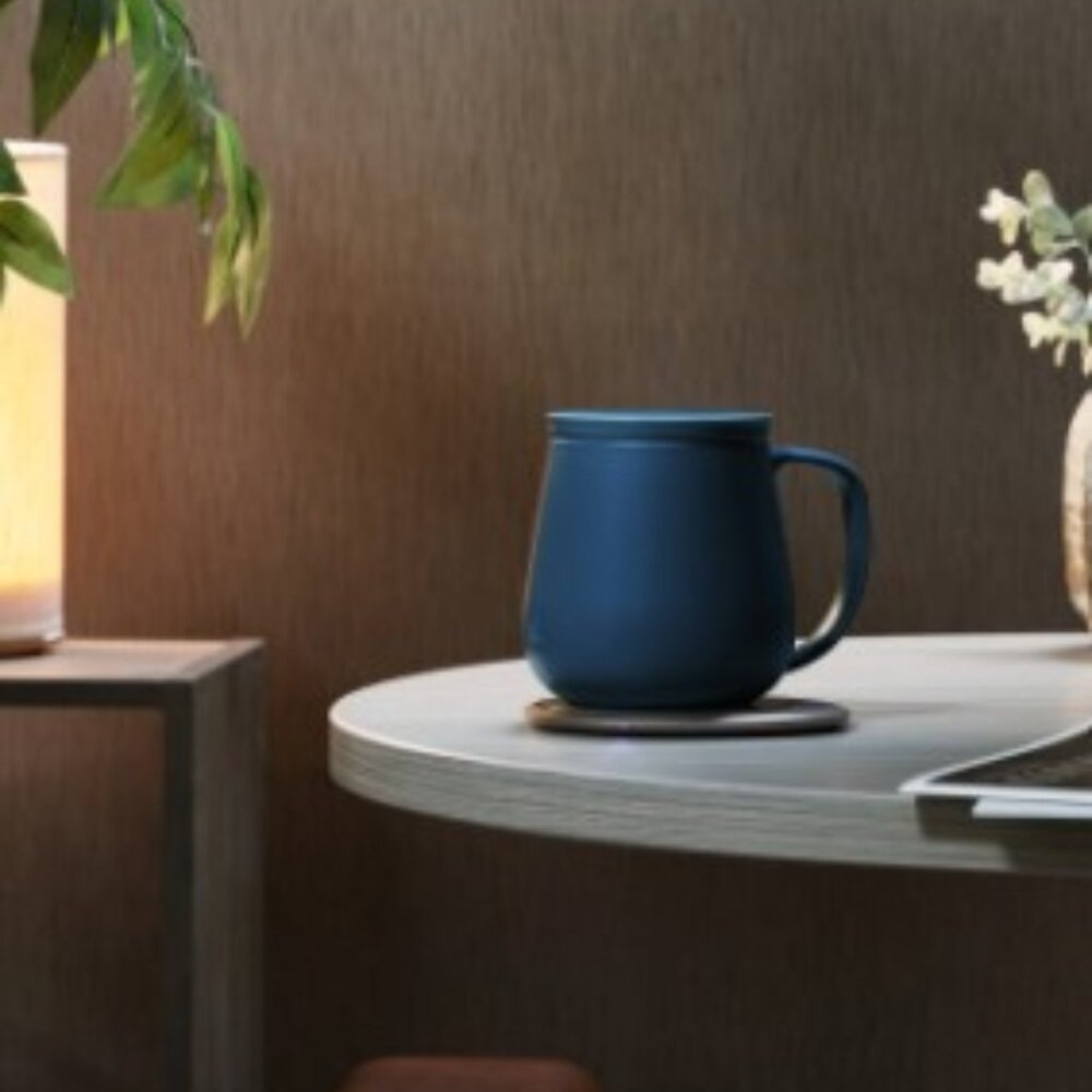 Ui 3 Self-Heating Mug Set – Deep Navy| 12 fl oz / 355 mL Ceramic Coffee & Tea M